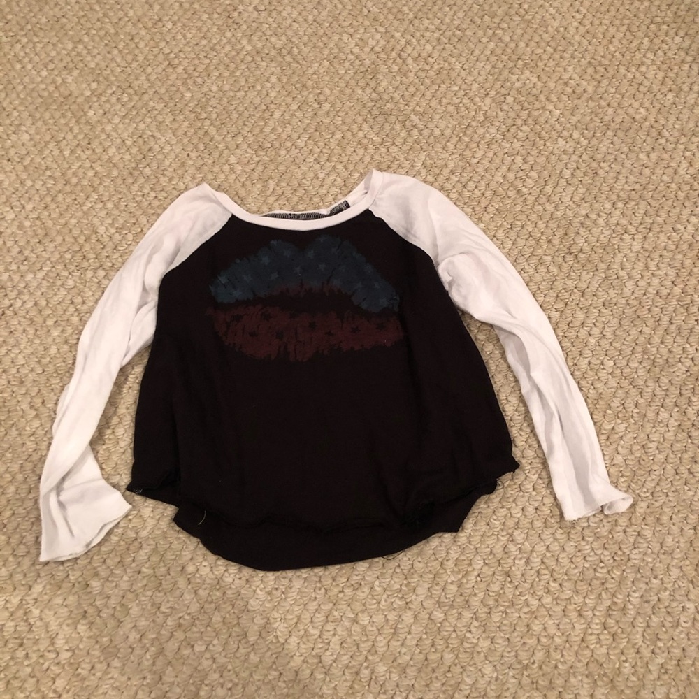 Hollister cropped shirt